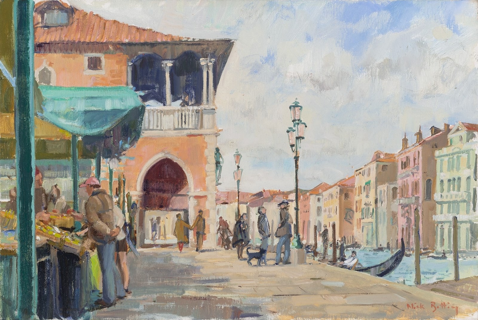 Nick Botting, The meeting, Venice