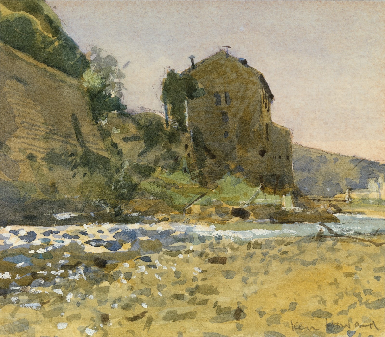 Ken Howard, Untitled (coastal view)