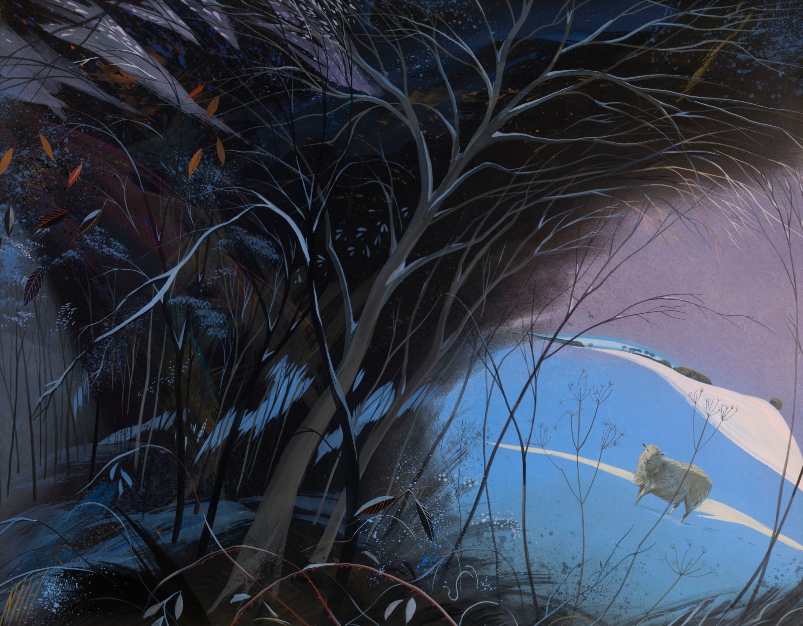 Nicholas Hely Hutchinson, Sheep in the Snow, 2001