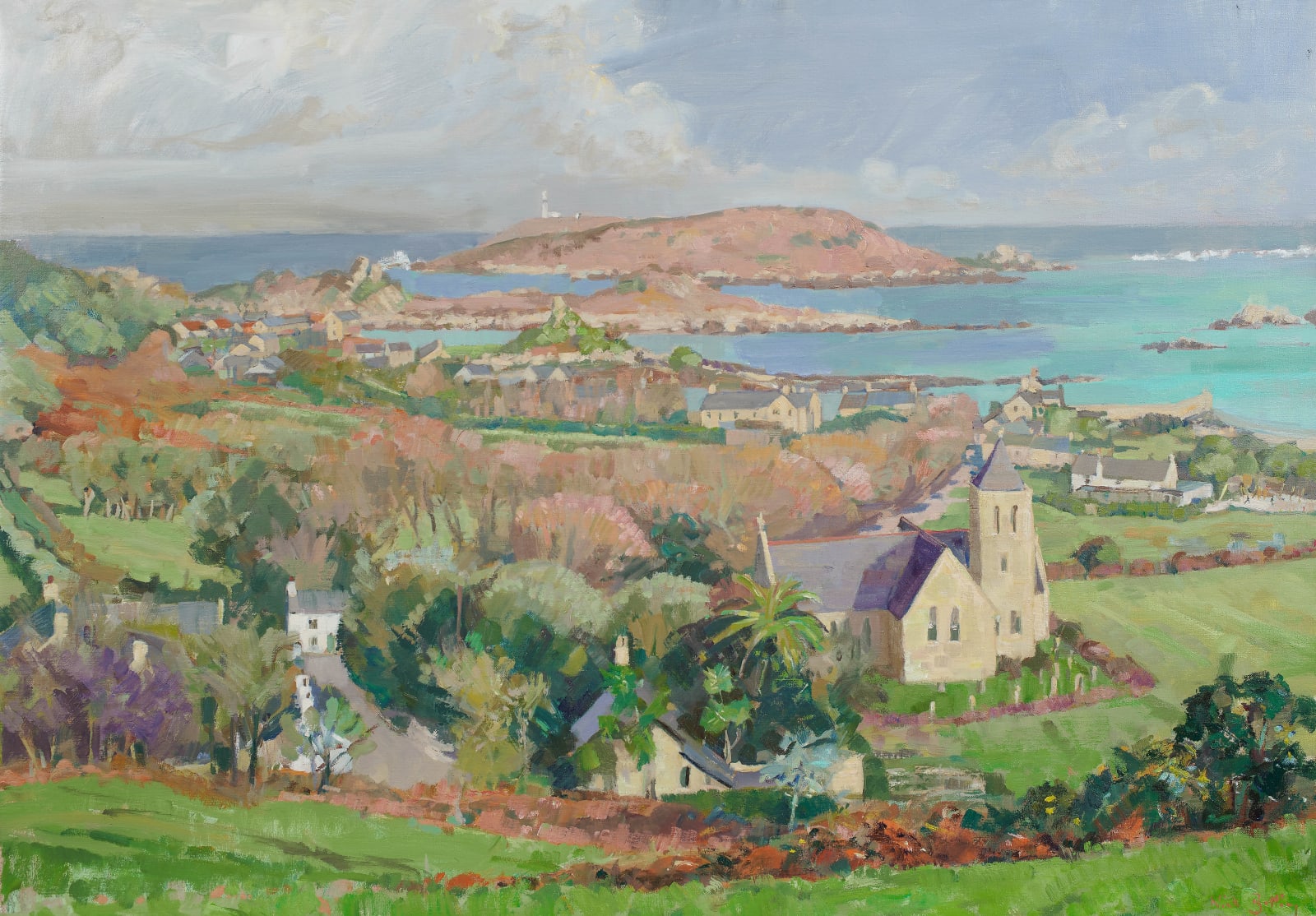 Nick Botting, North, Northeast from Tresco with Sun