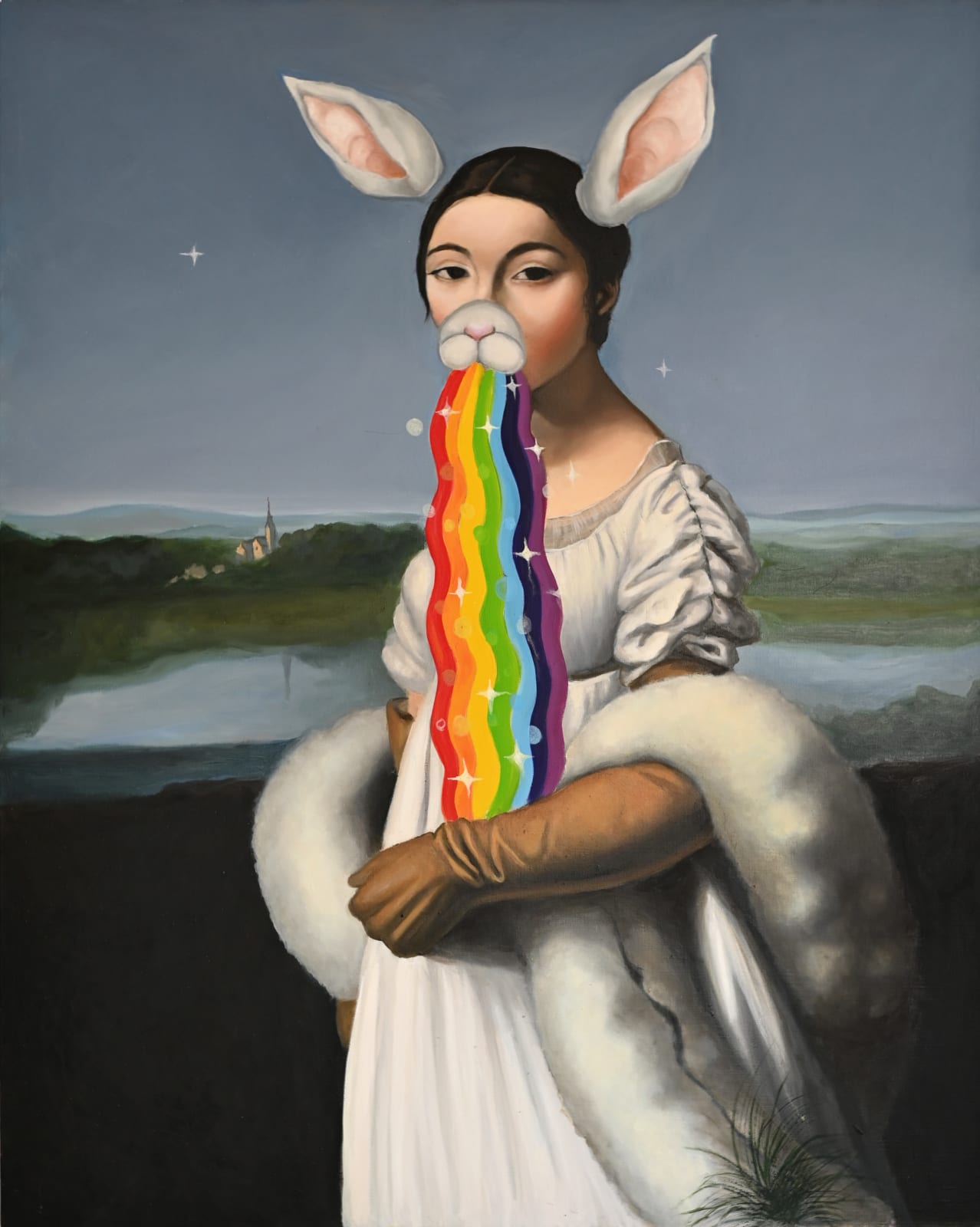 Julia Curylo, Portrait with a filter, 2021