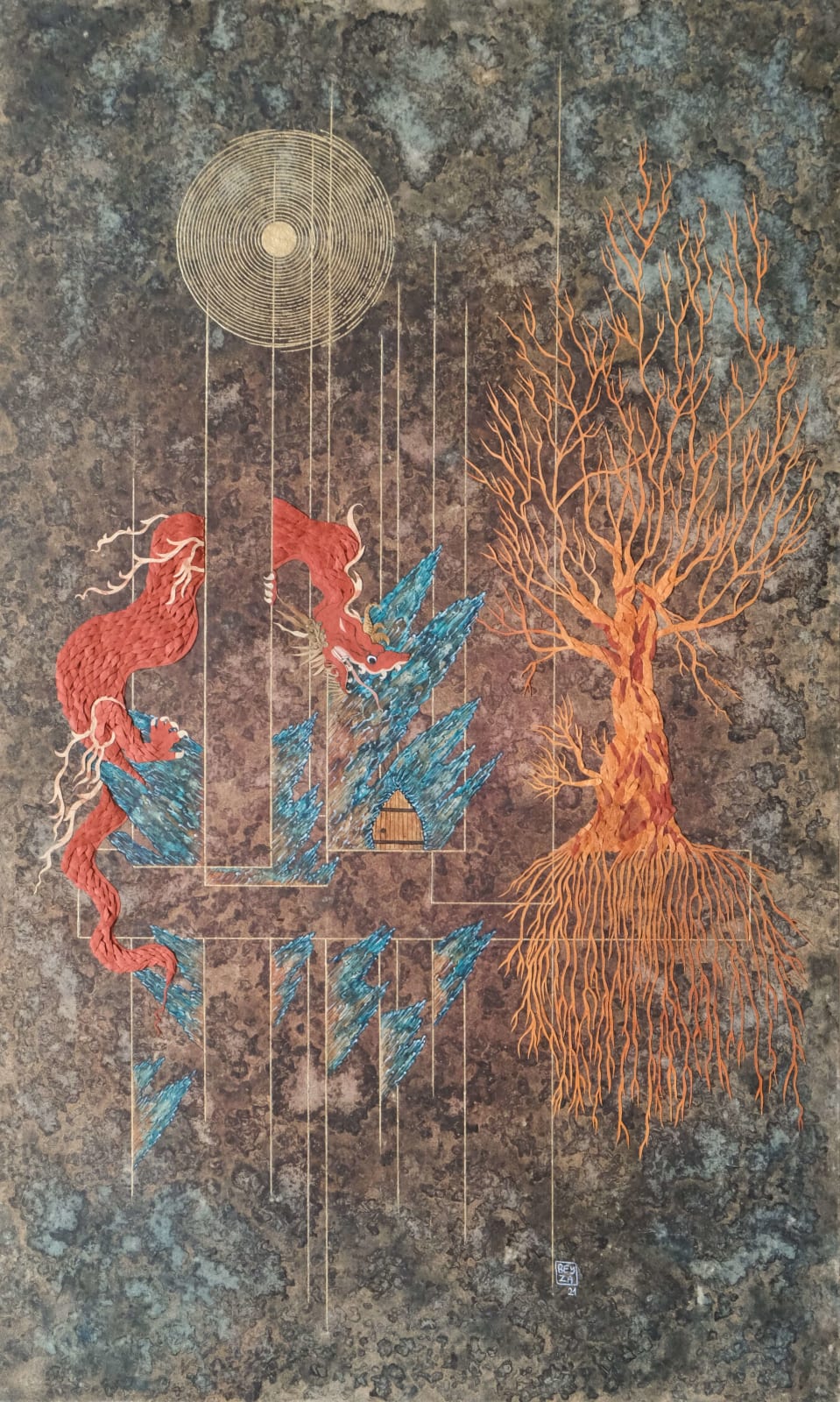 Saliha Beyza Umurca, Kapının Ardındakiler No.1 / Behind the Door No.1, 2021