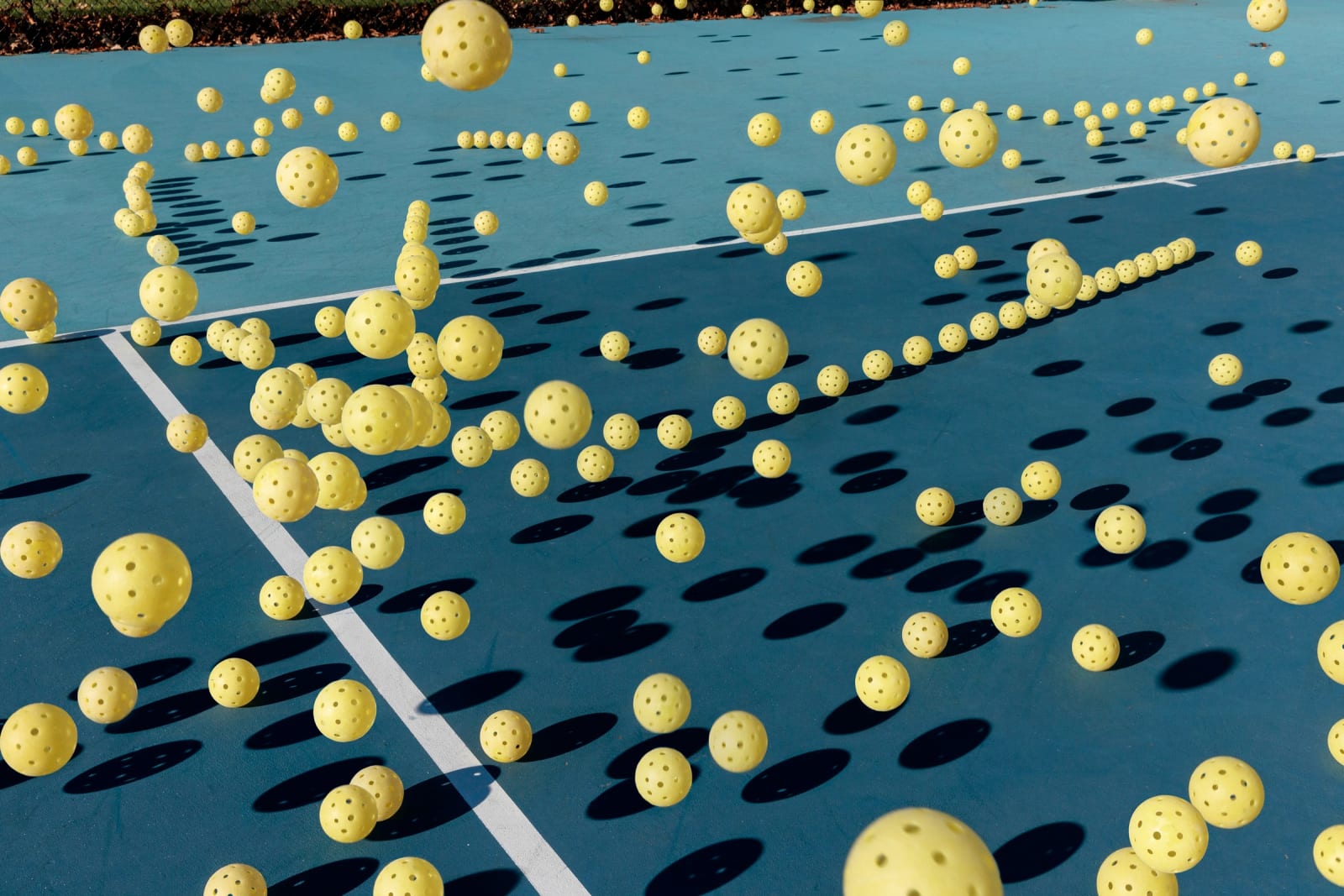 Pelle Cass, Yellow Balls with Holes--His Motives Were Dubious, 2022