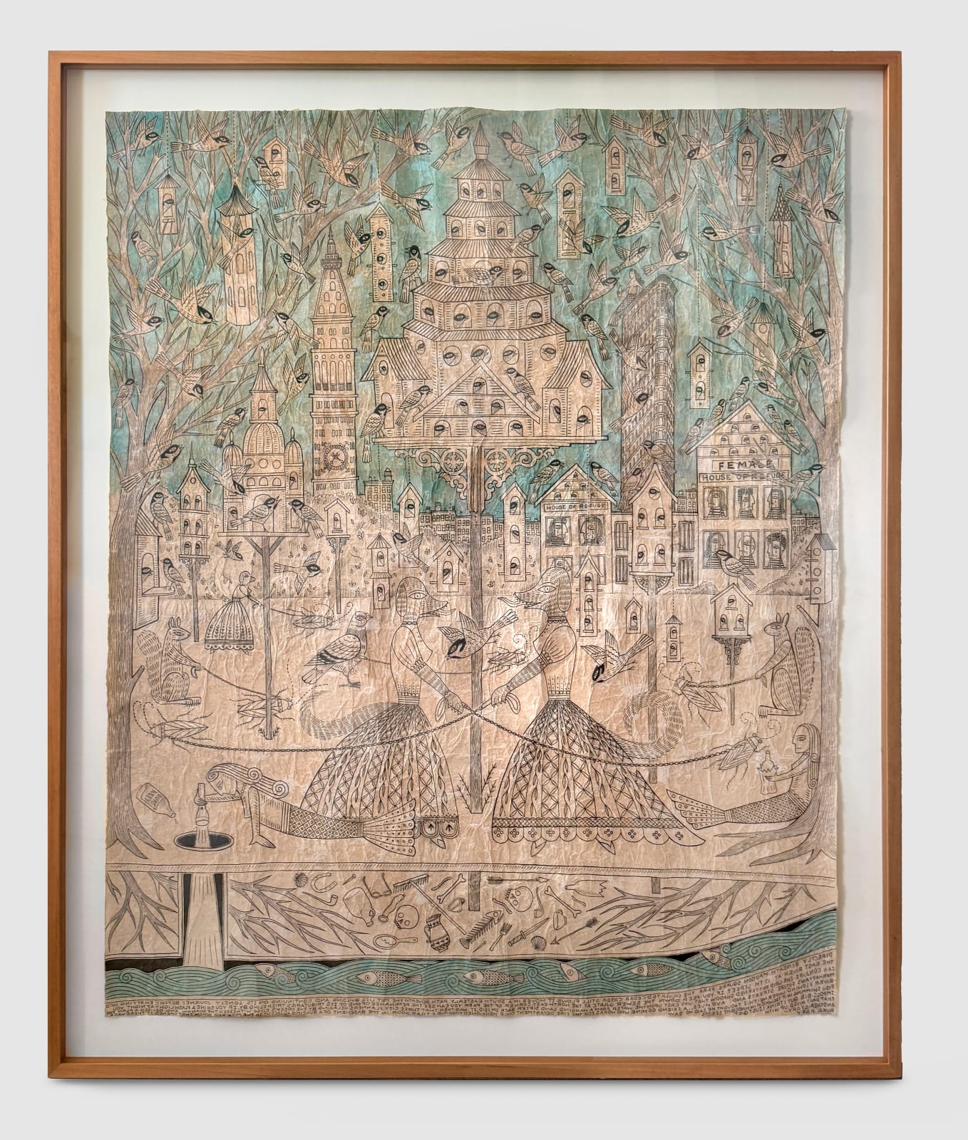 Duke Riley, Subterranean Tails of Madison Square Park, 2024