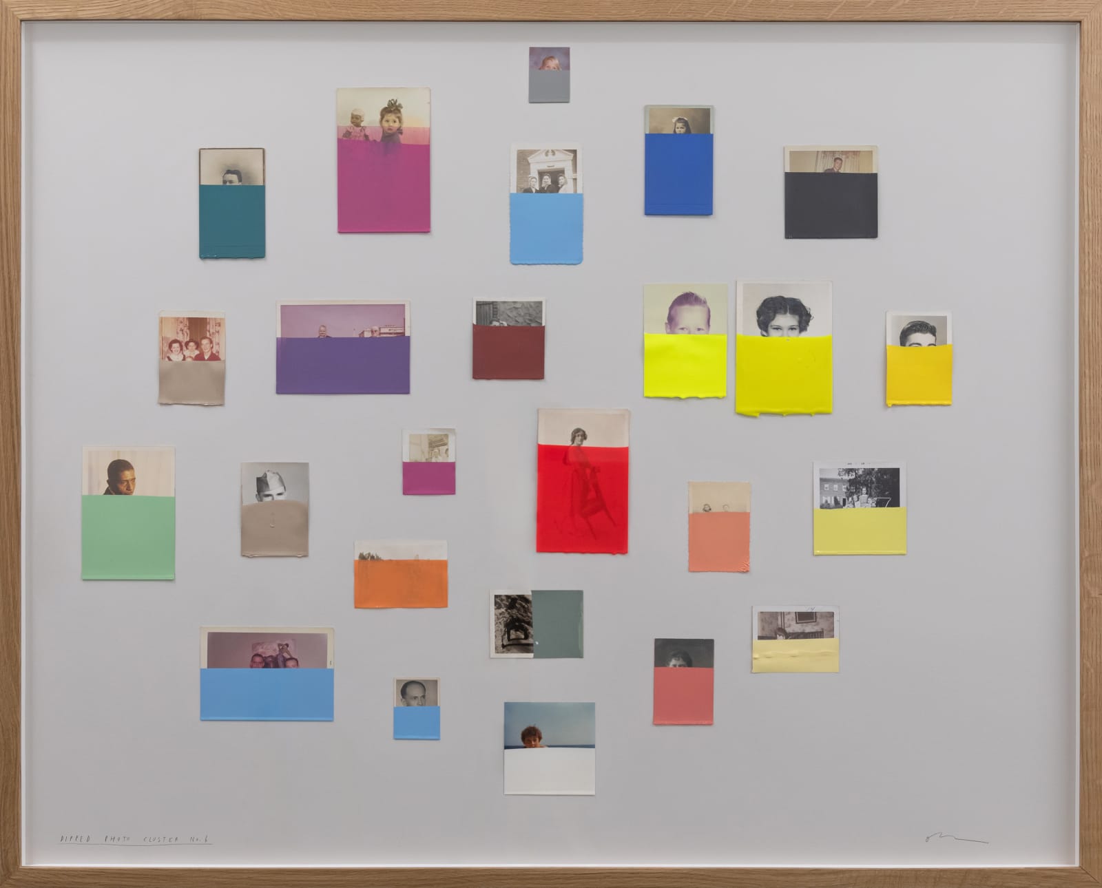 Oliver Jeffers, Dipped Photo Cluster 6, 2025