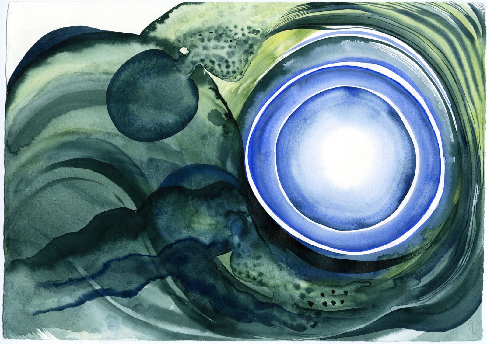 Yuri Shimojo, Mountain Rain in Kyoto, 2016