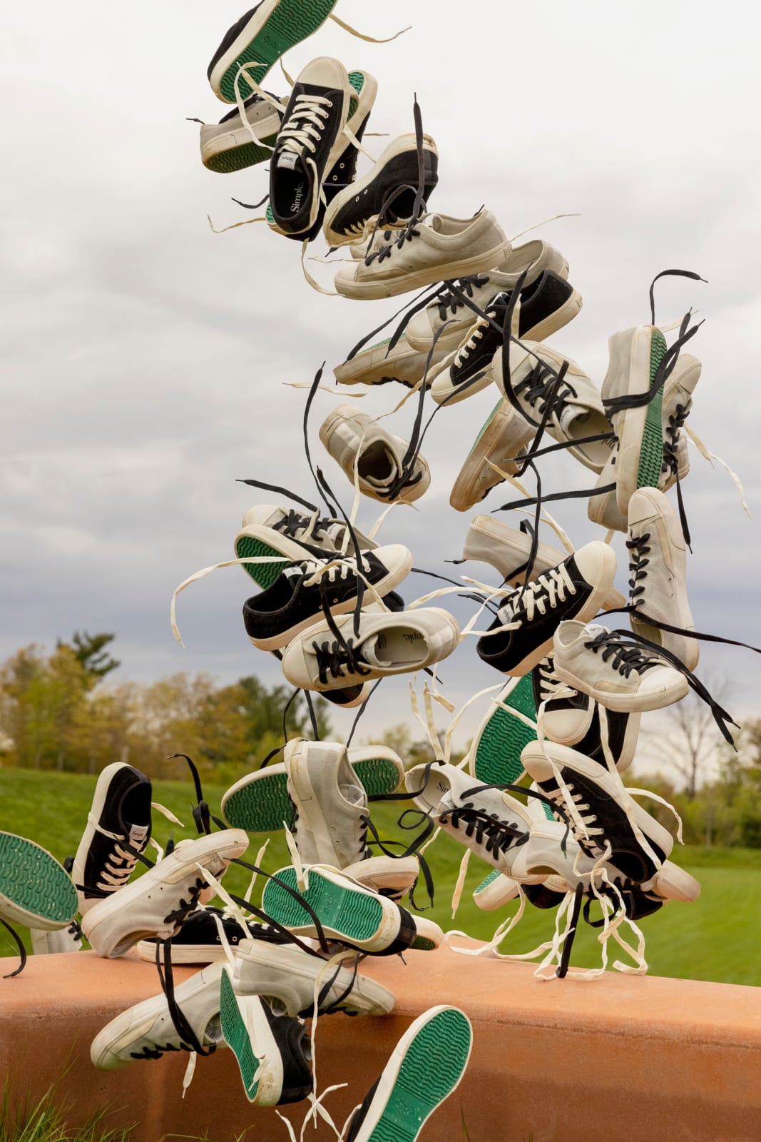 Pelle Cass, Sneakers--I Sent Paper and Pens, 2023