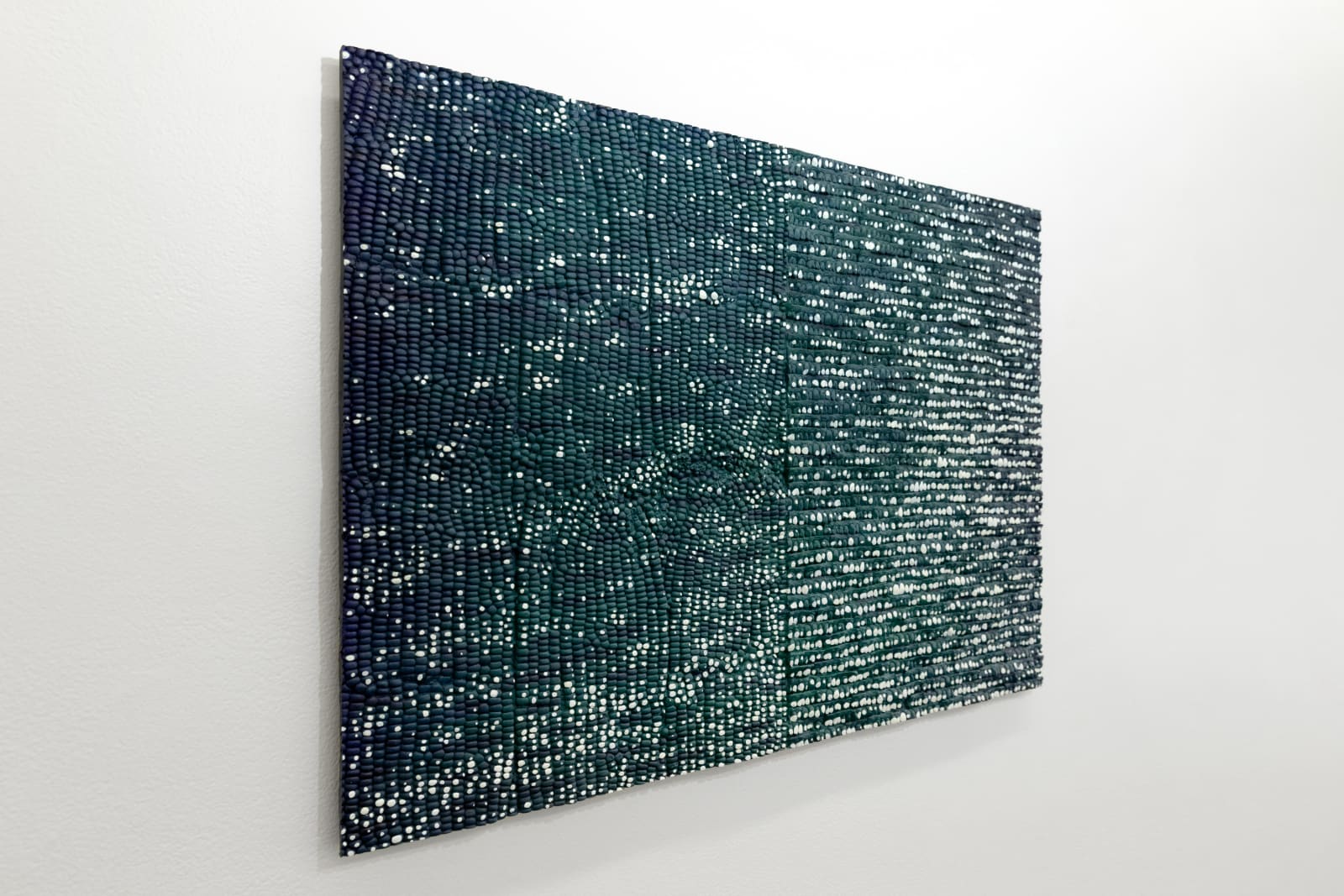 Lucy Kim, Sun Glitter (Blue Green/White), 2025