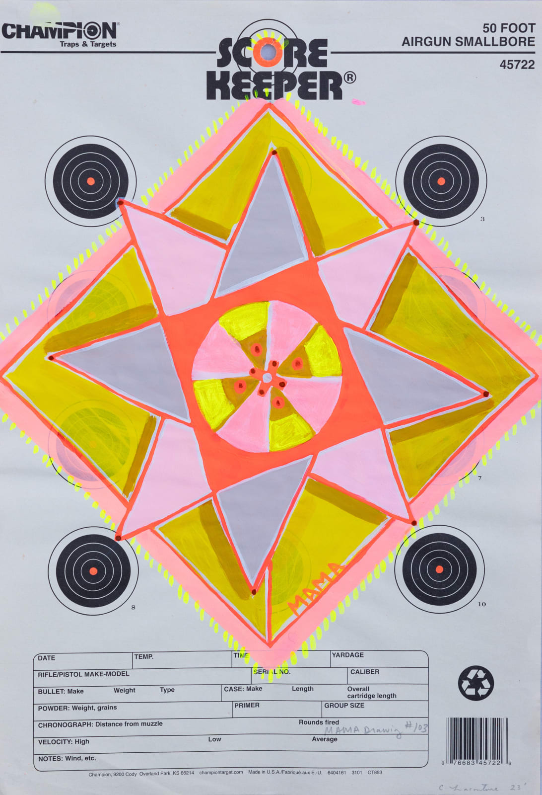 Crystalle Lacouture, MAMA Drawing #103, 2025