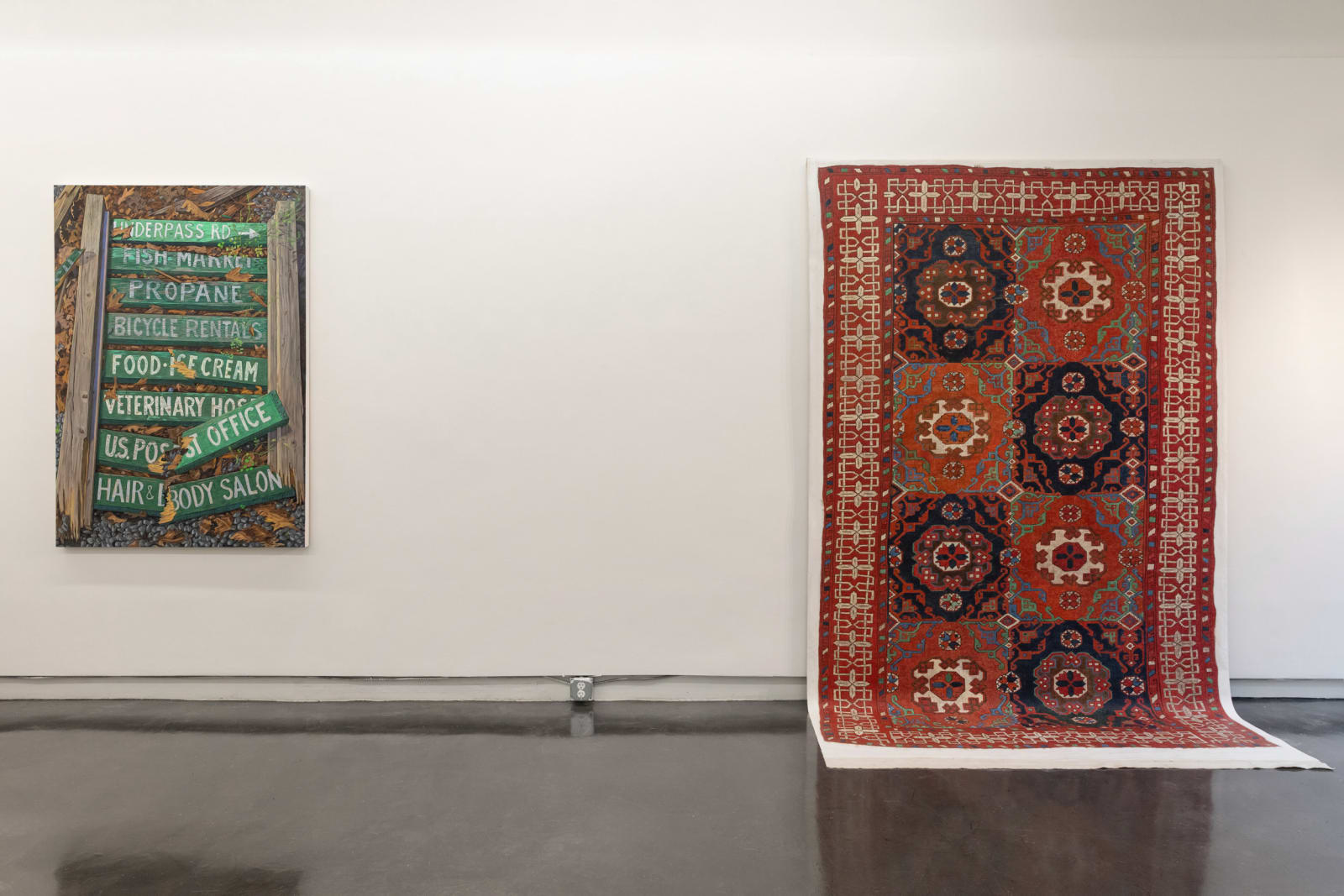 Daniela Rivera, Small Holbein Pattern Design (Oriental Rug or 552,000 Painted Knots), 2006