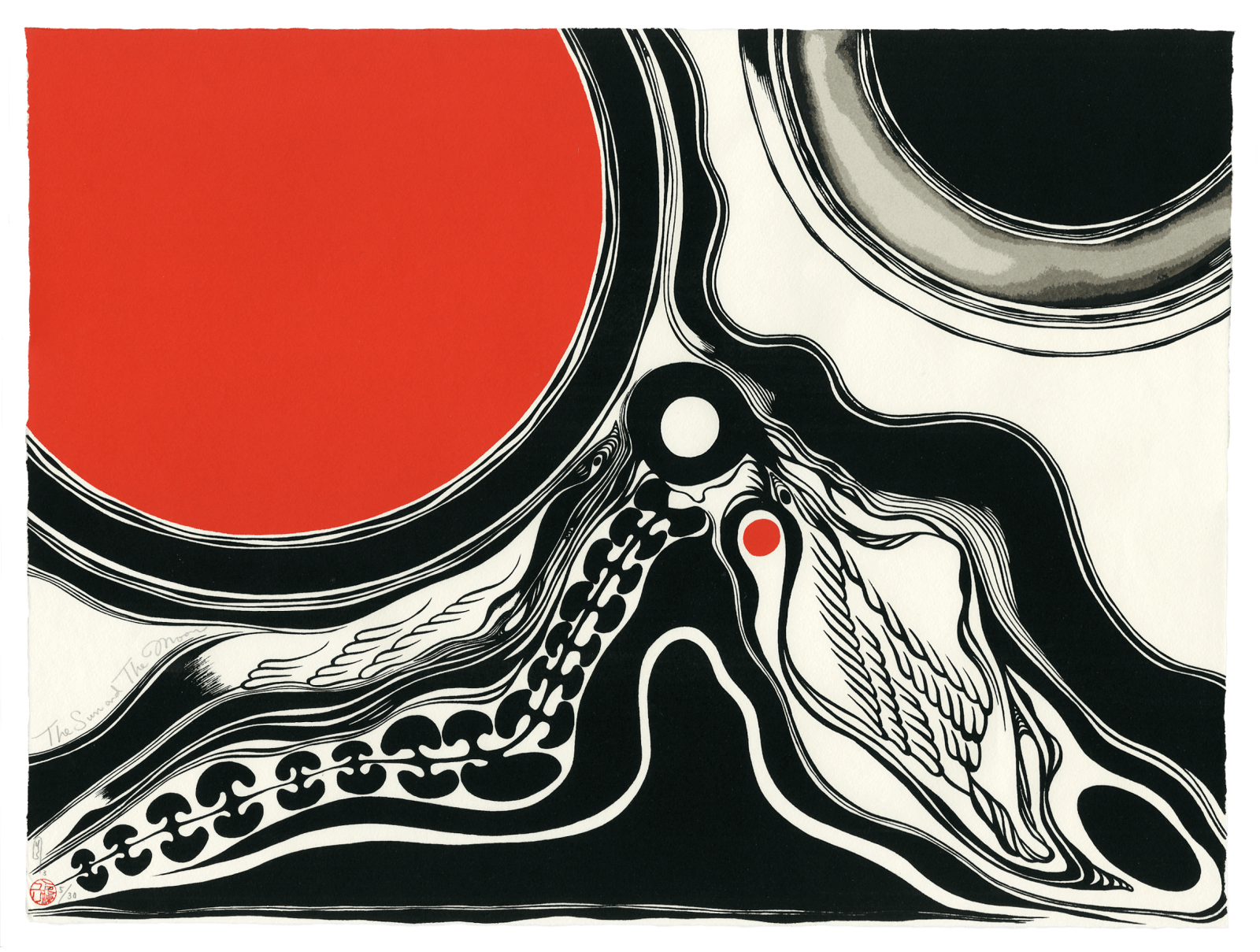 Yuri Shimojo, The Sun and The Moon, 2013