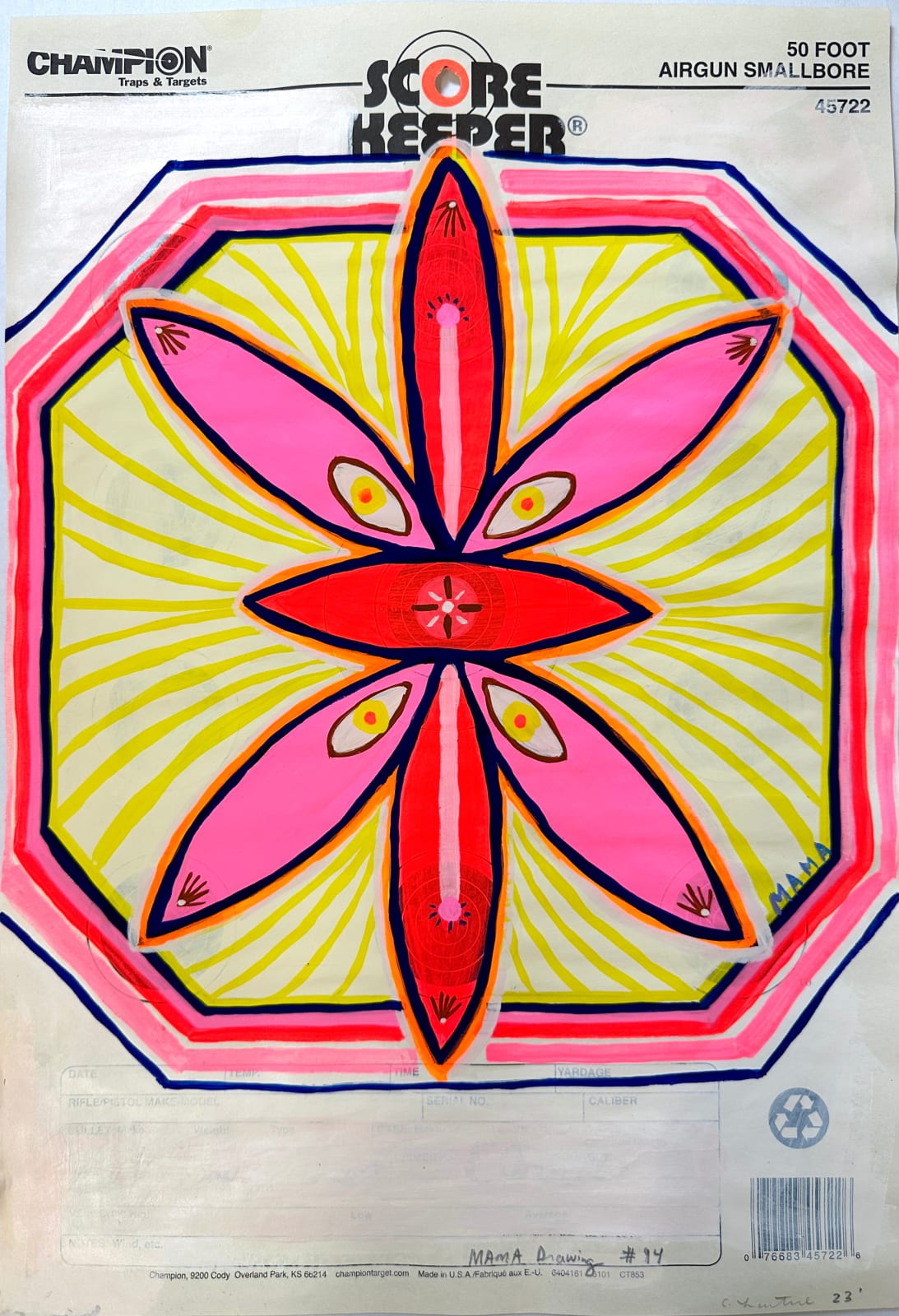 Crystalle Lacouture, MAMA Drawing #94, 2023