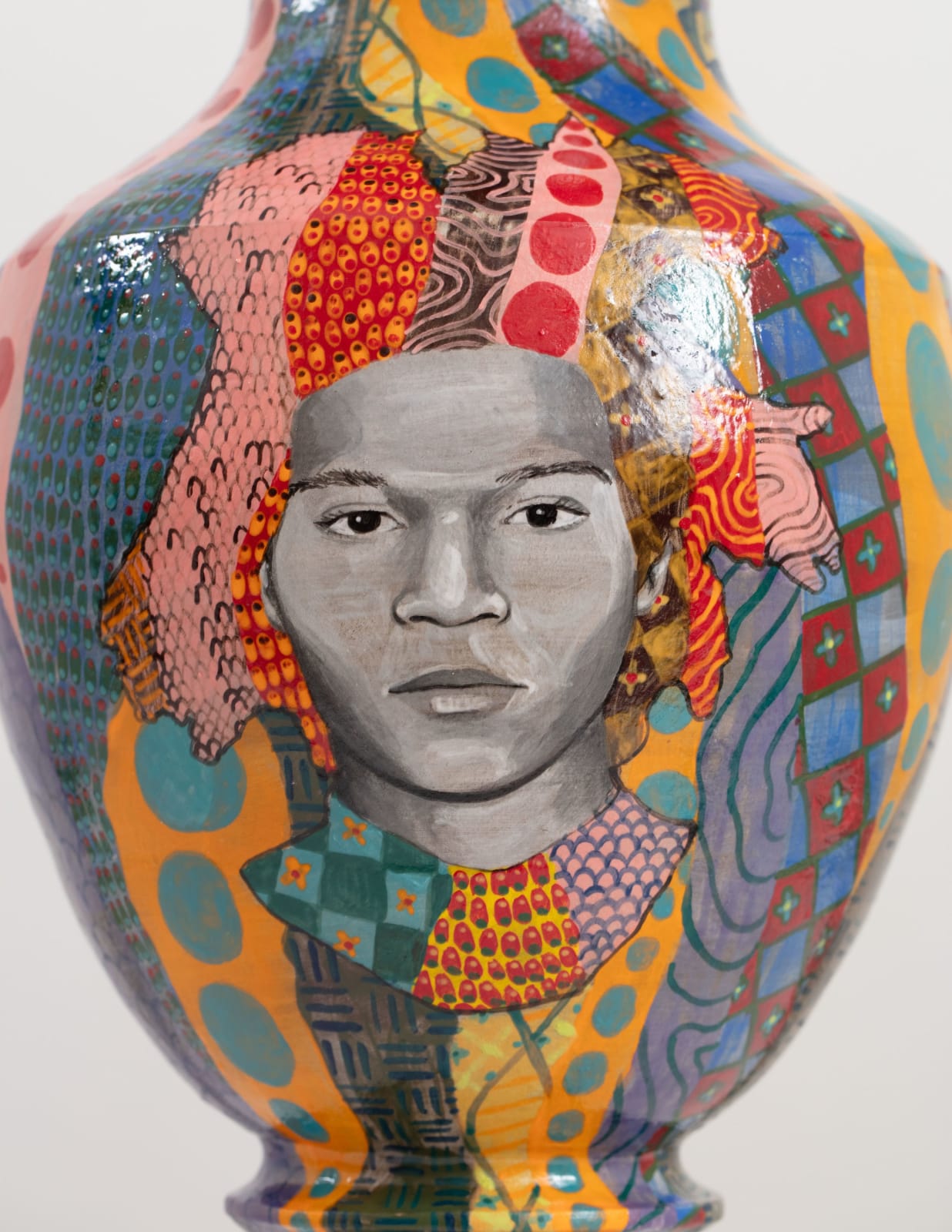 Roberto Lugo, Untitled (Jean-Michel Basquiat), 2024