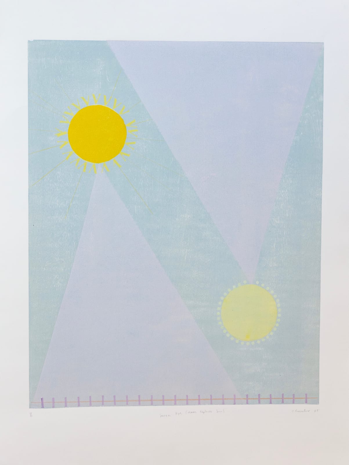 Crystalle Lacouture, Seven PM (Moon Replaces Sun), 2023