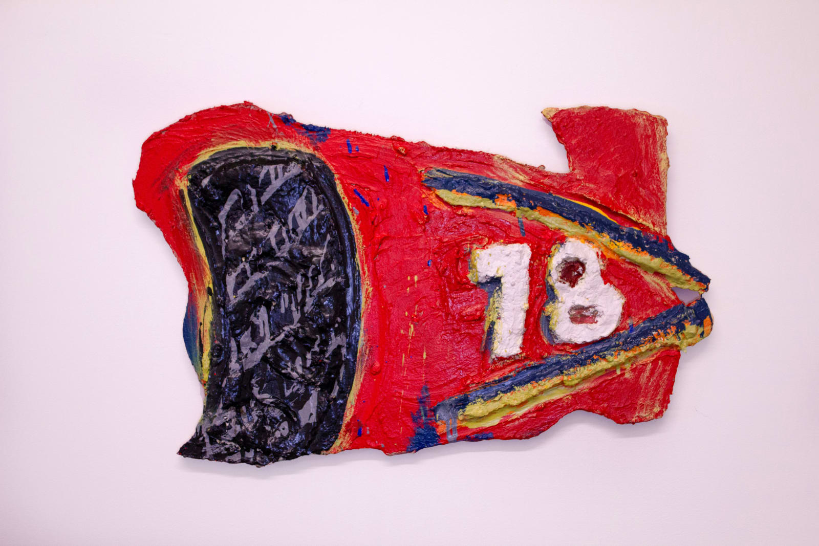 Reniel Del Rosario, Sturtevant Store Object: Auto Tire with Fragment of Price, 2023