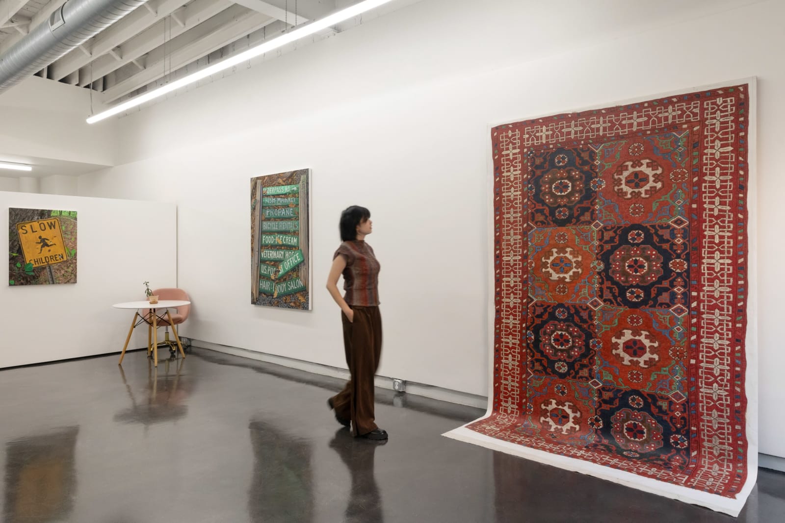 Daniela Rivera, Small Holbein Pattern Design (Oriental Rug or 552,000 Painted Knots), 2006