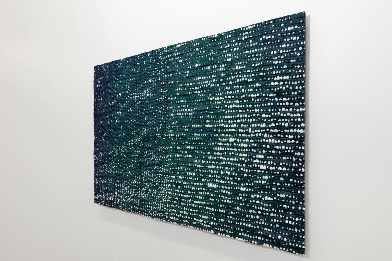 Lucy Kim, Sun Glitter (Blue Green/White), 2025