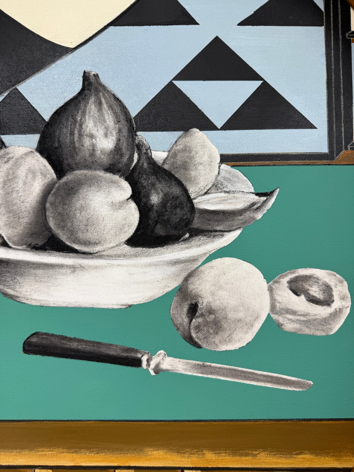 Bryce Delplanque, Peephole with Apricot, 2025