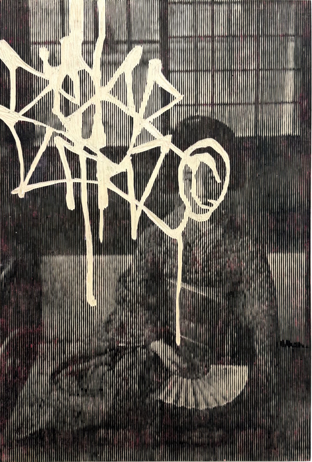 Morgane Ely, Woman with fan, 2025