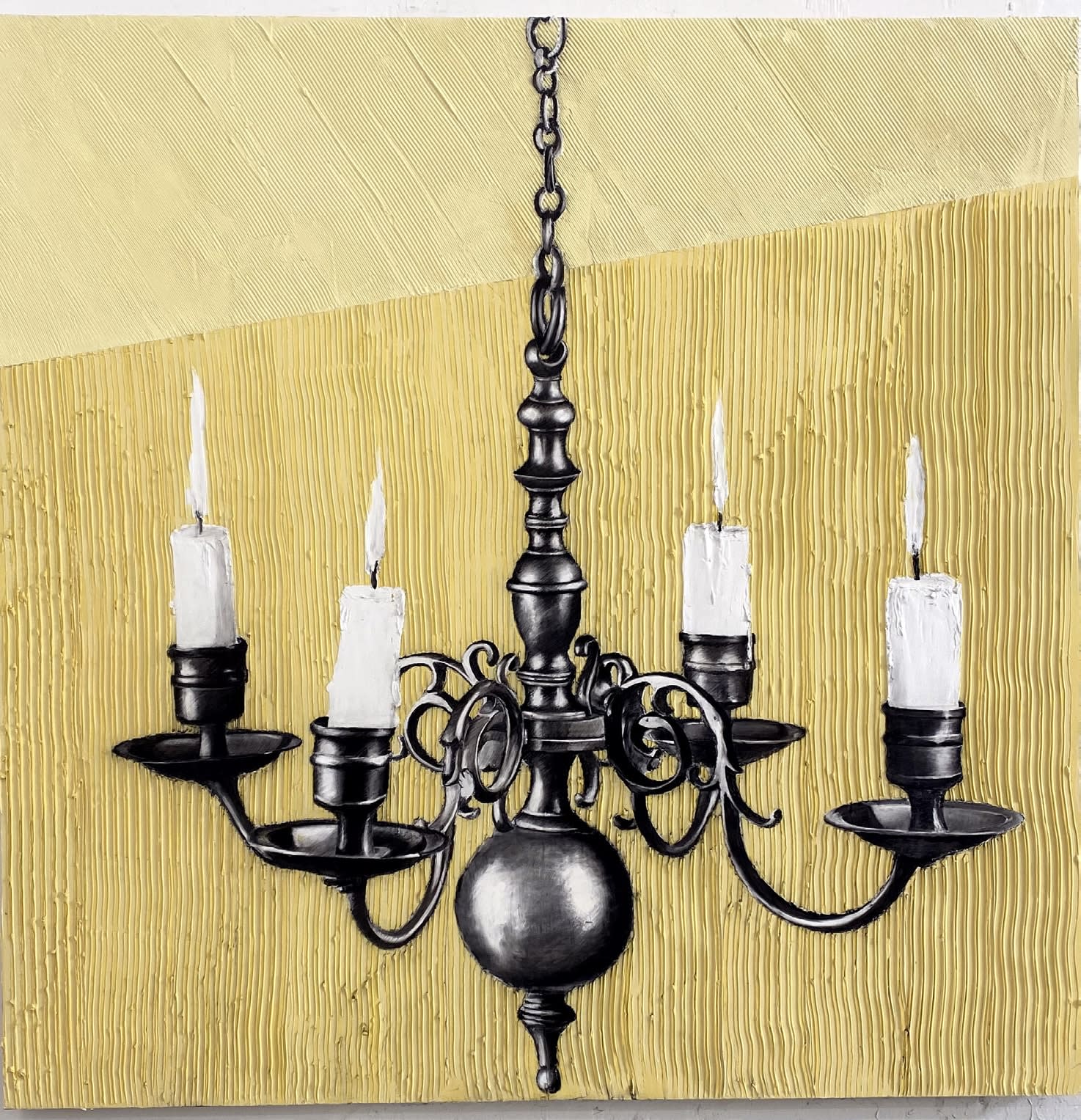 Bryce Delplanque, Four Branch Brass Chandelier $275, 2023