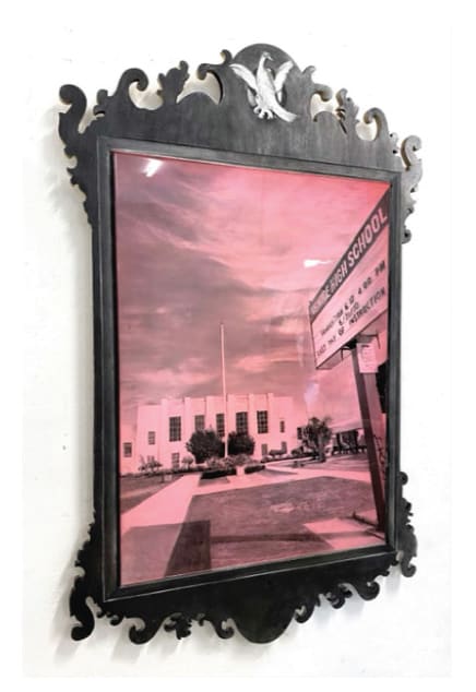 Bryce Delplanque, High School Girl Fantasy In a Double Size Chippendale Mirror, 2024