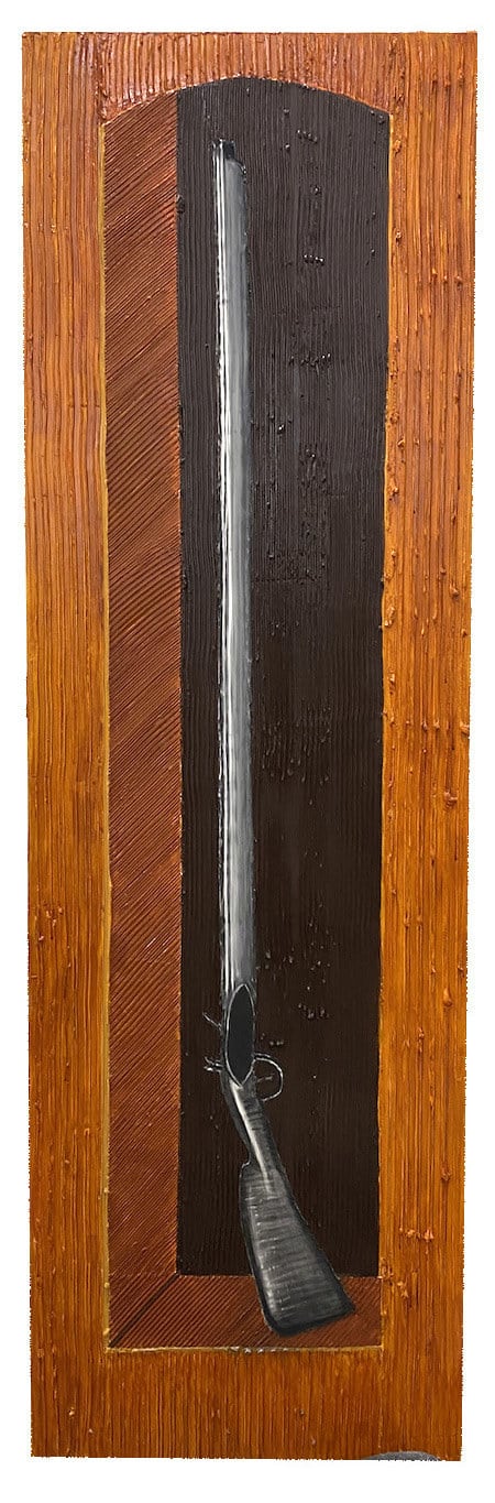 Bryce Delplanque, Hudson Valley Flint Lock Fowling Piece with Curly Maple Stock $30, 2023