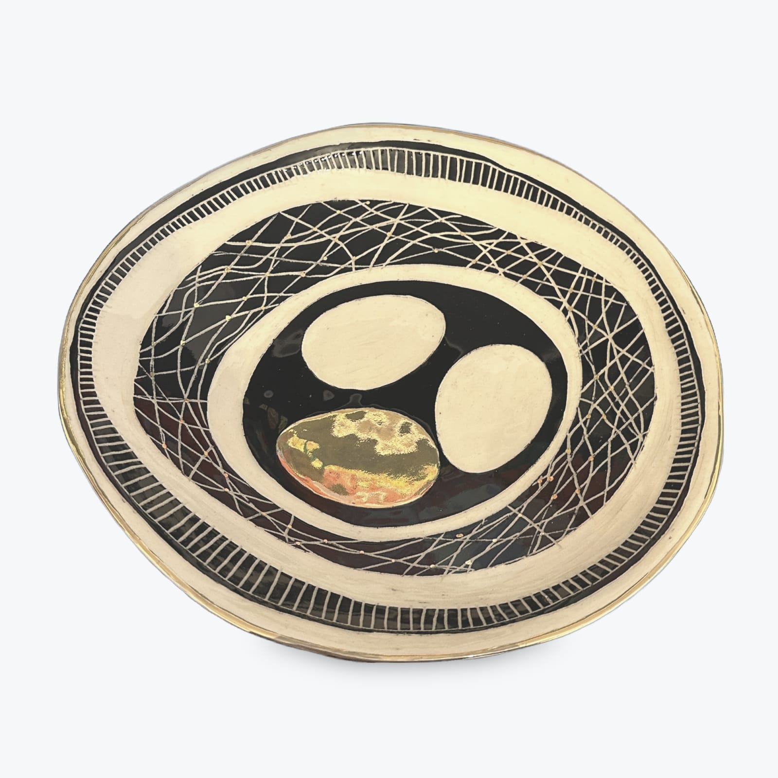 Bridget Brittain, Golden Egg Bowl, 2025