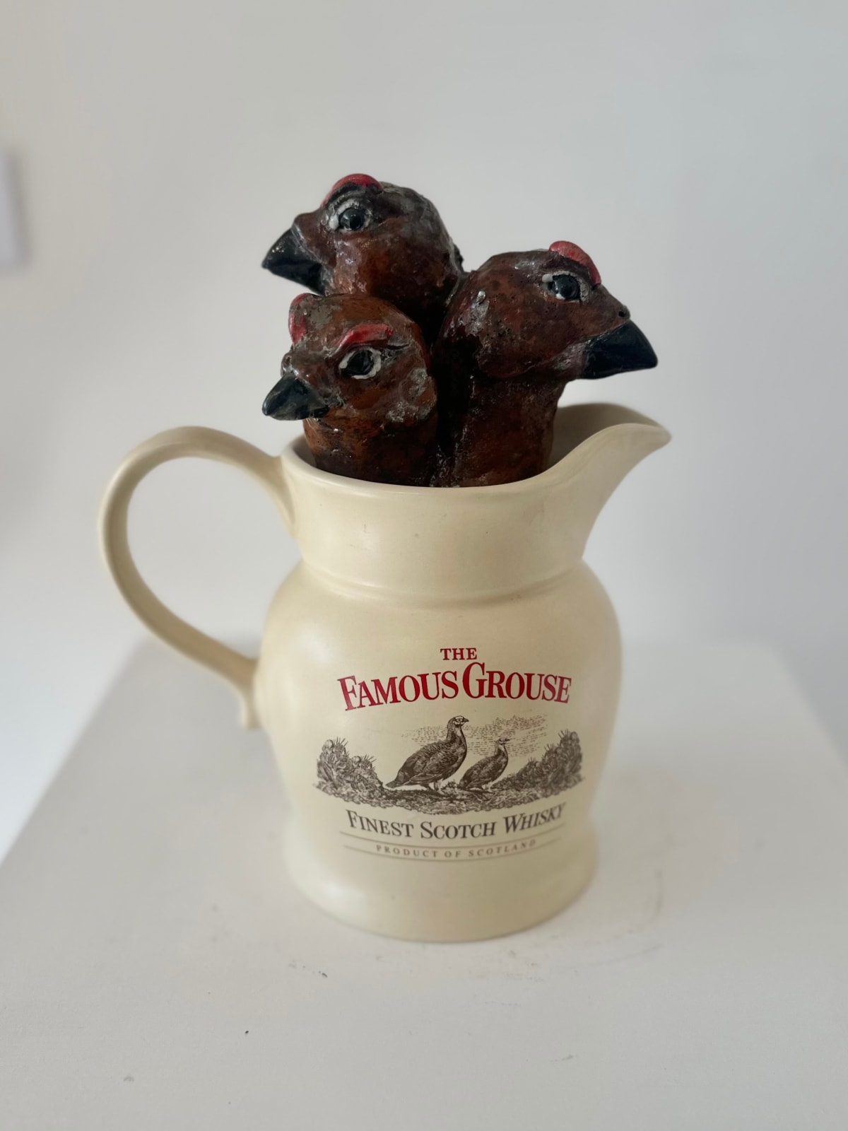 R & B Ceramics, 3 Grouse in Famous Grouse Jug, 2025