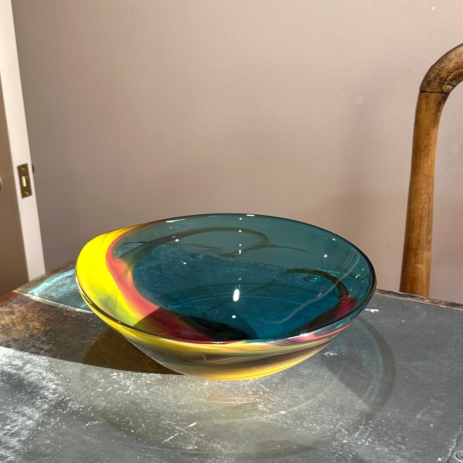 Phil Atrill, Copper Blue Horizon Bowl, 2025