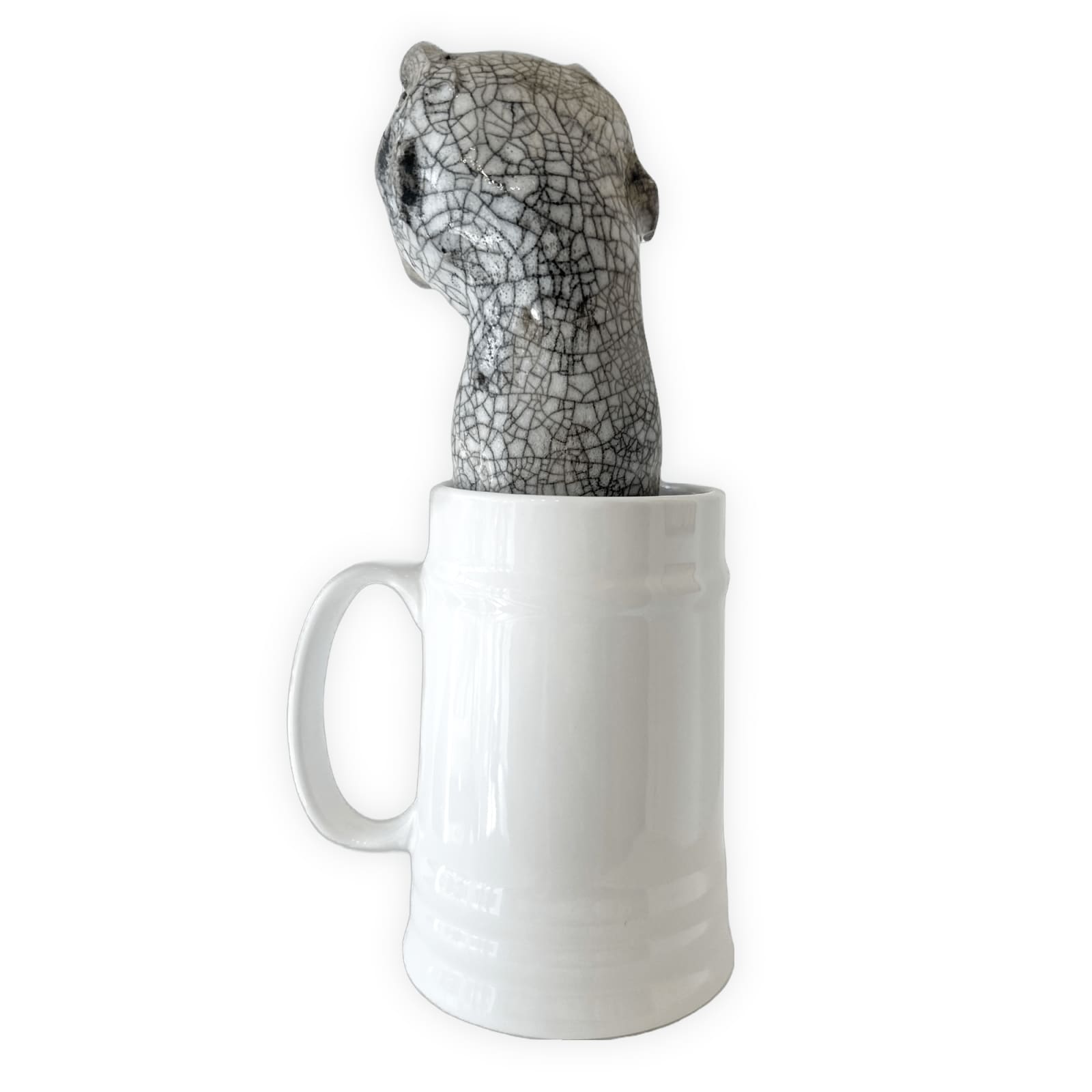 R & B Ceramics, Ostrich in Guinness Jug, 2025