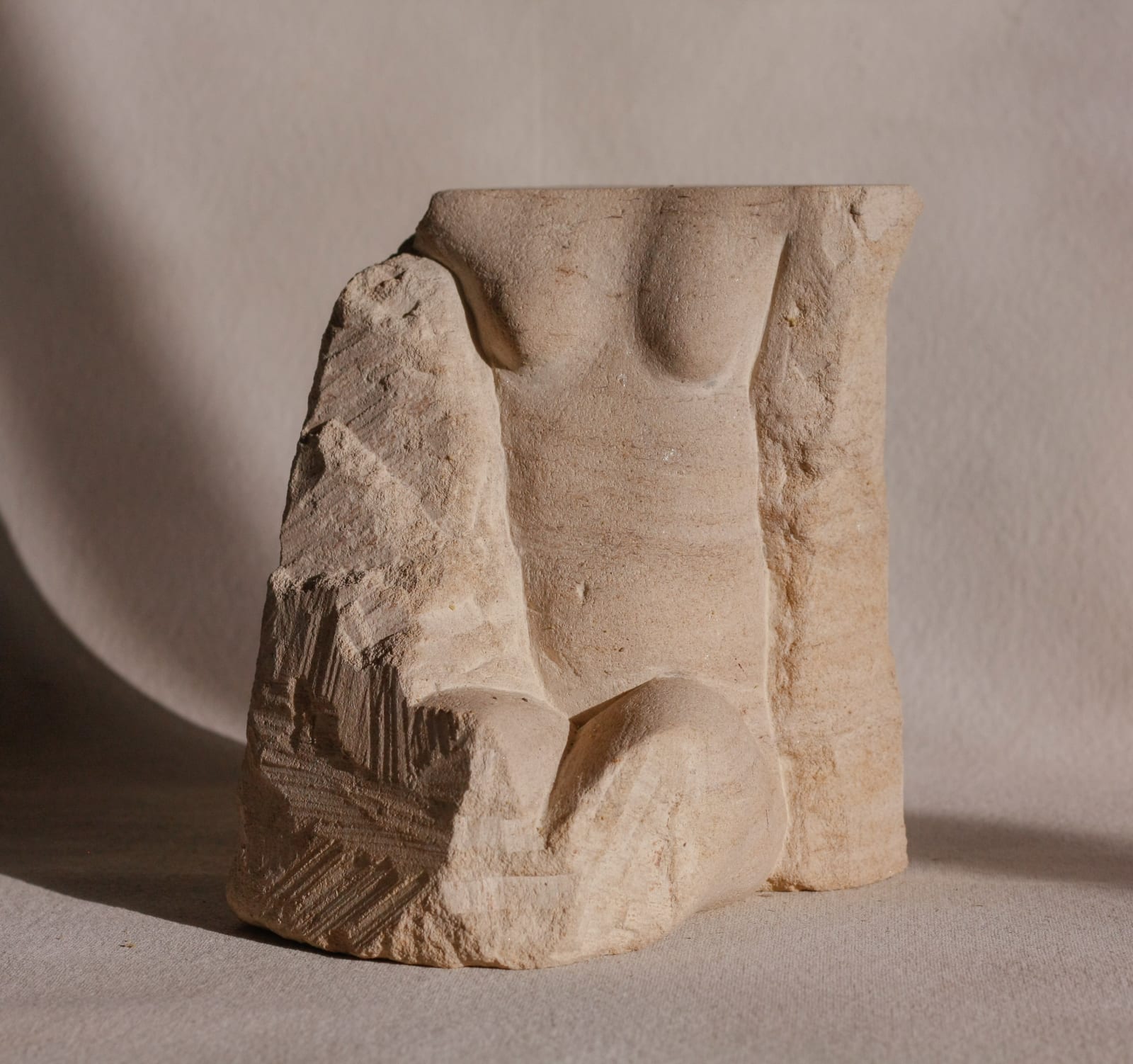 Ellie Brown, Seated Emerging Torso, 2025