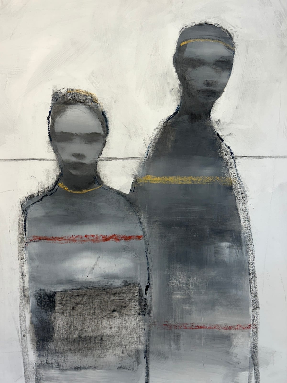 Cliff Warner, Figures in introspection VI, 2025