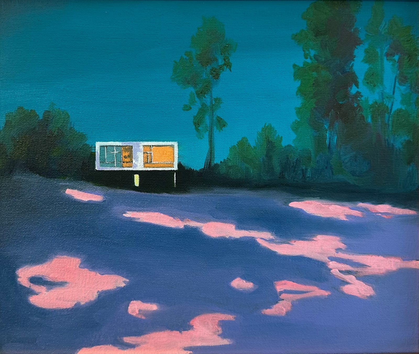 Charlotte Brisland, Far Away Turquoise and Lilac, 2024