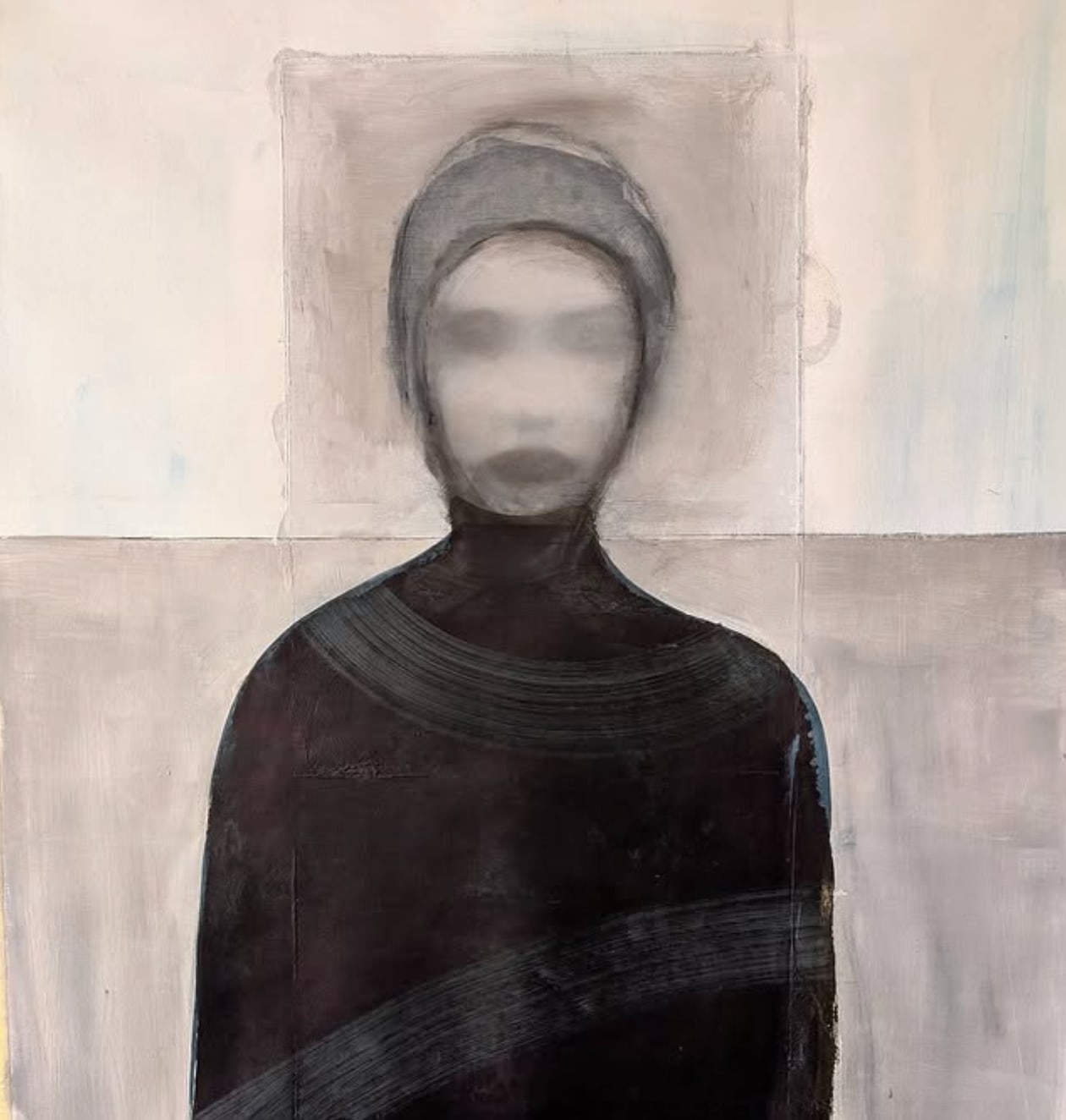 Cliff Warner, Figure in reflection II, 2025