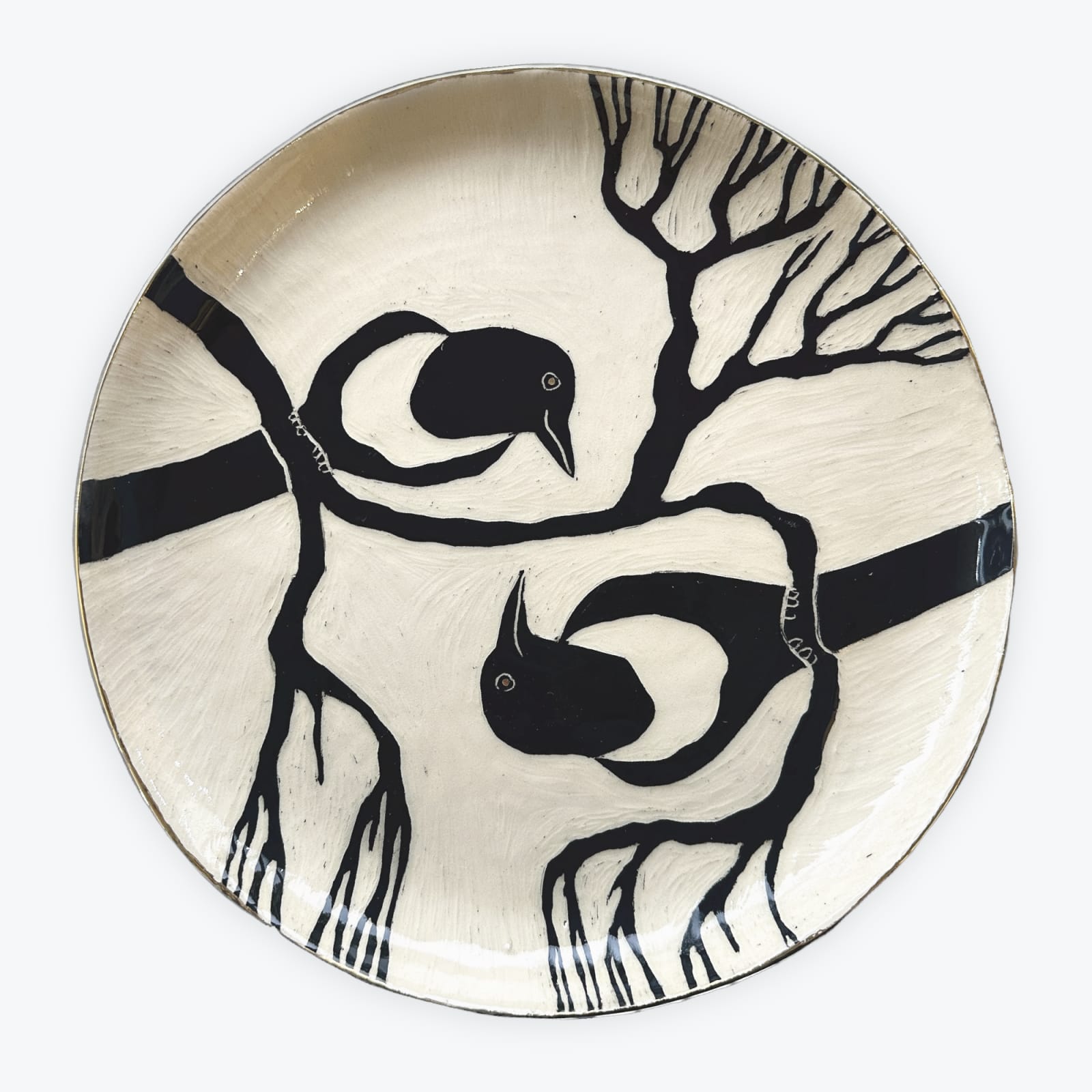 Bridget Brittain, Magpies Chatting, 2025