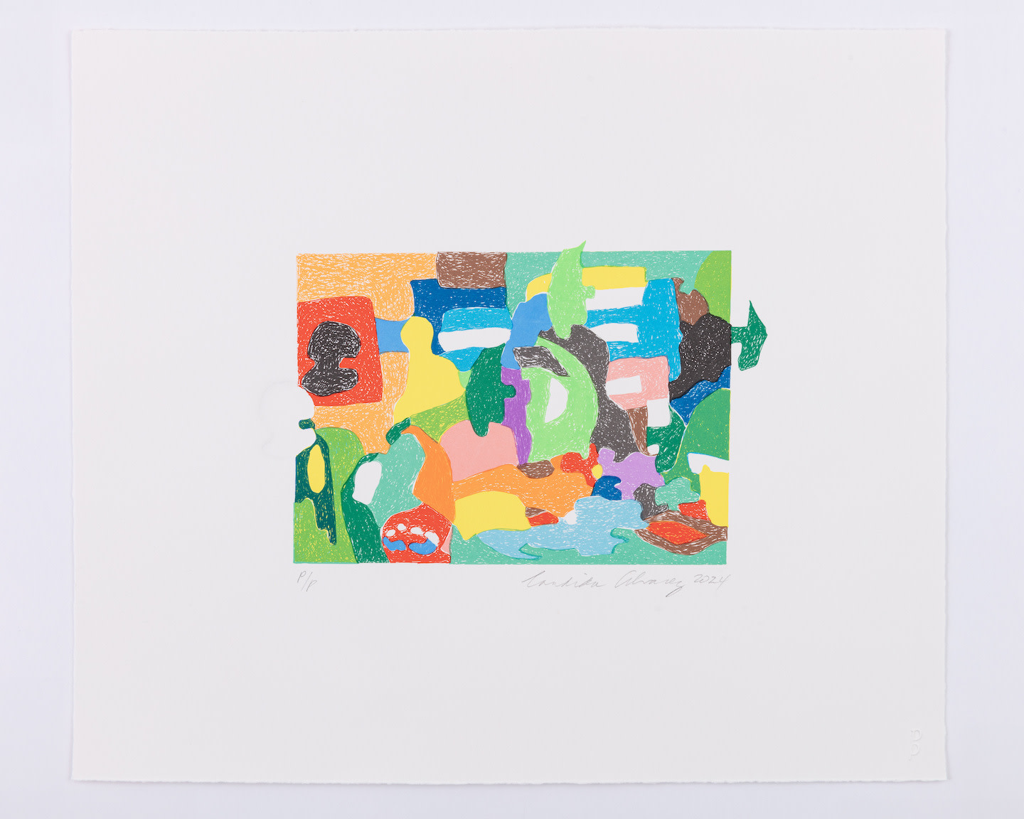 Candida Alvarez, Adjust your eyes, 2024