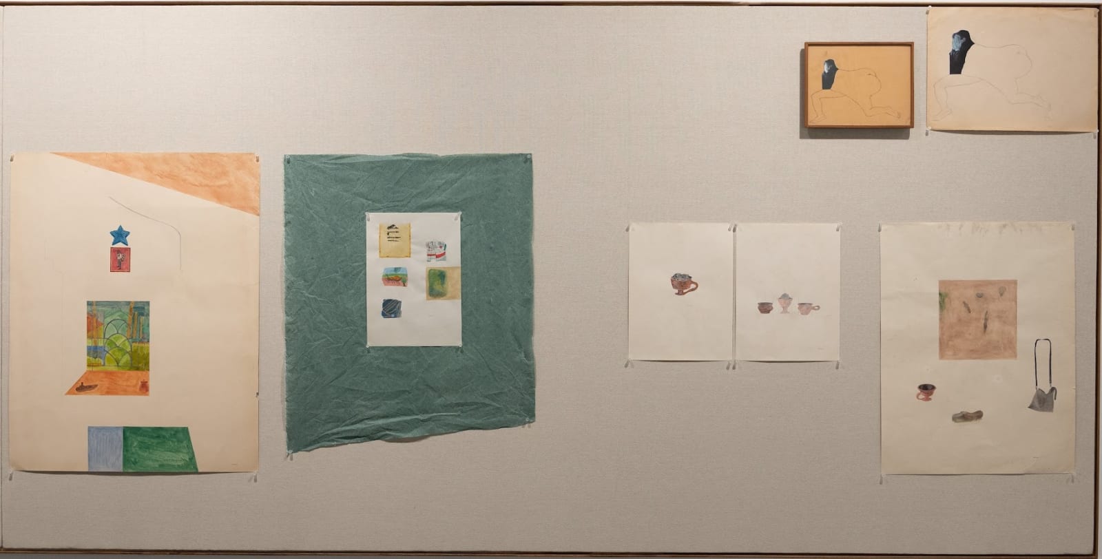 Shreyas Karle, Exit Only, No Exit/No Entry, Entry Only, Panel G, 7 Paintings, 2023