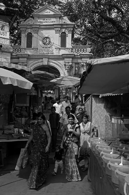 Chirodeep Chaudhuri, PRINCE'S TRIUMPHAL ARCH, 1905. Cadbury's junction. Mahalaxmi, 2020