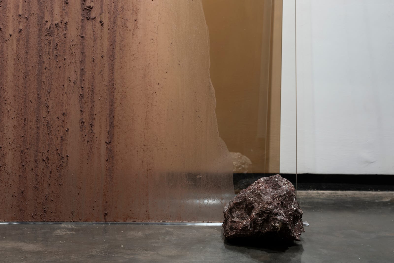 Neha Choksi, Crush a stone and let it rain down clarity. Hold time running. Held slant. Drop everything you cannot hold. Let the stone cry., 2024