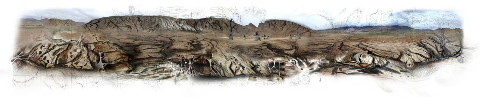 Rohini Devasher, Monographed Geographies III, Desert, 2013