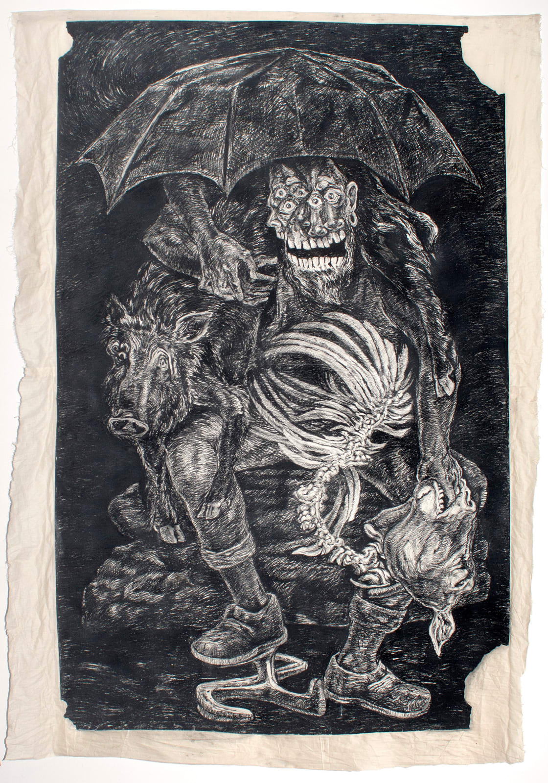 Anupam, After Bacon’s Painting 1946, 2017