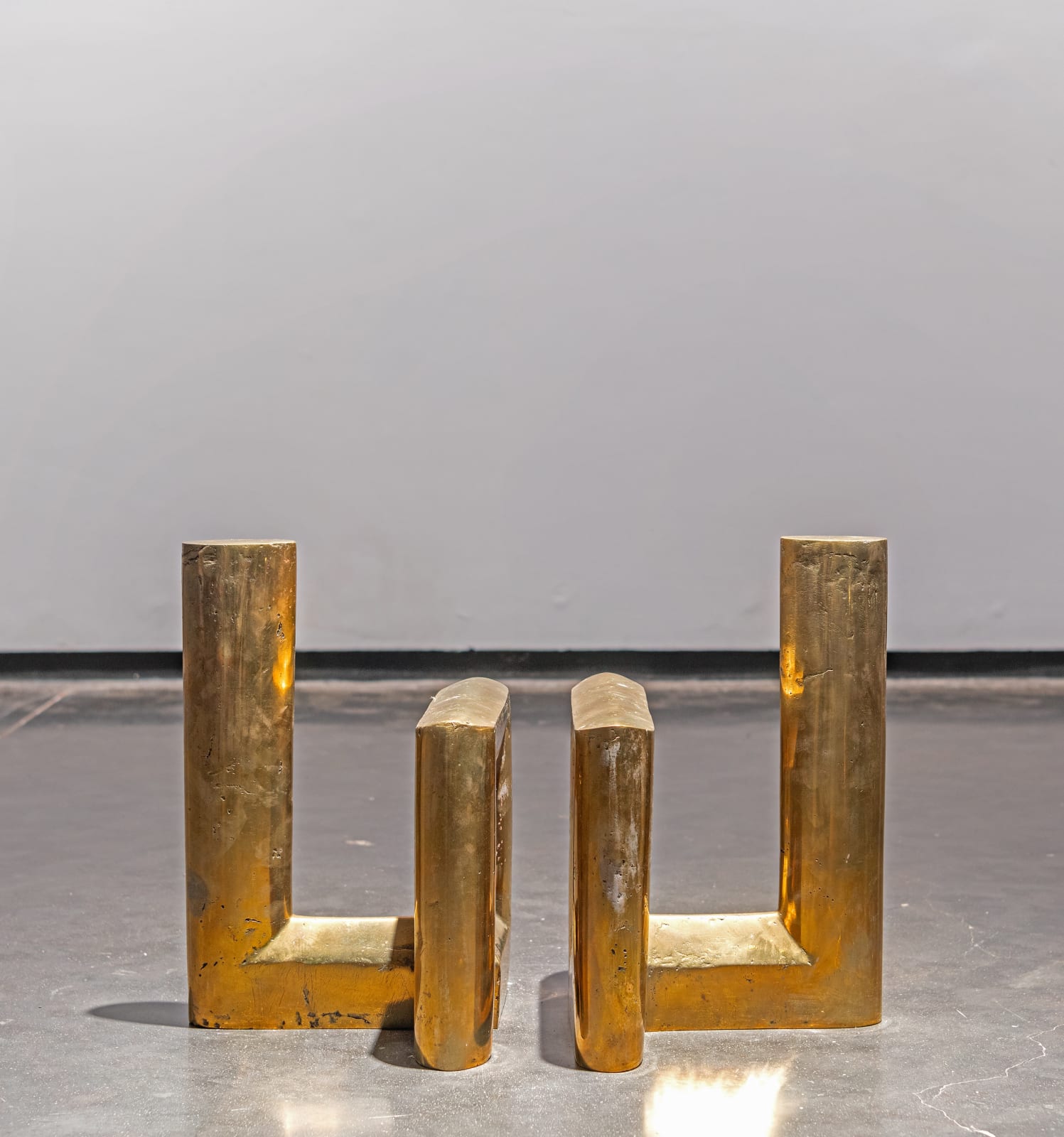 Sushen Ghosh, Monument of Lines, Diptych, 1970-80