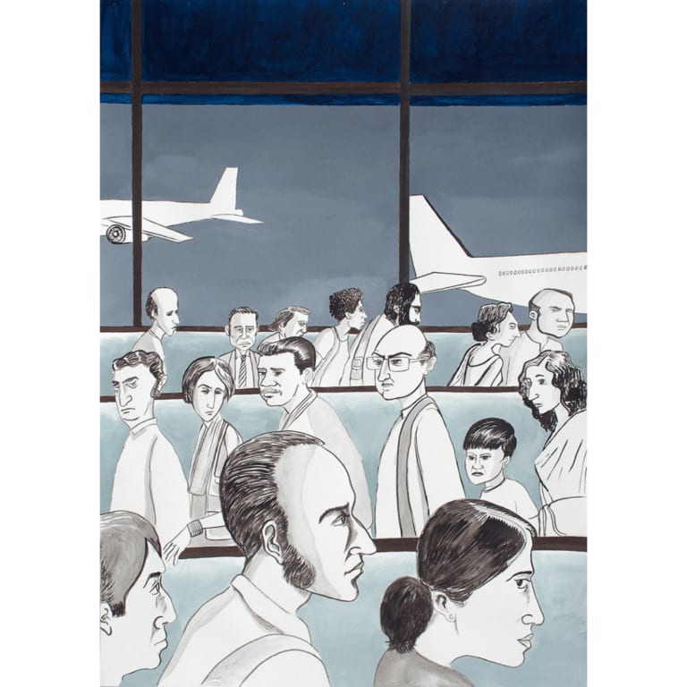 Sarnath Banerjee, Shehri Adamkhor 1, 2018