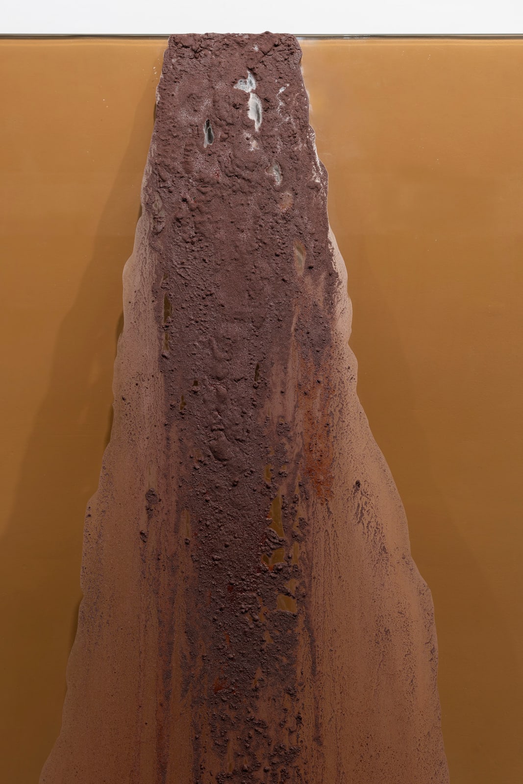 Neha Choksi, Crush a stone and let it rain down clarity. Hold time running. Held slant. Drop everything you cannot hold. Let the stone cry., 2024