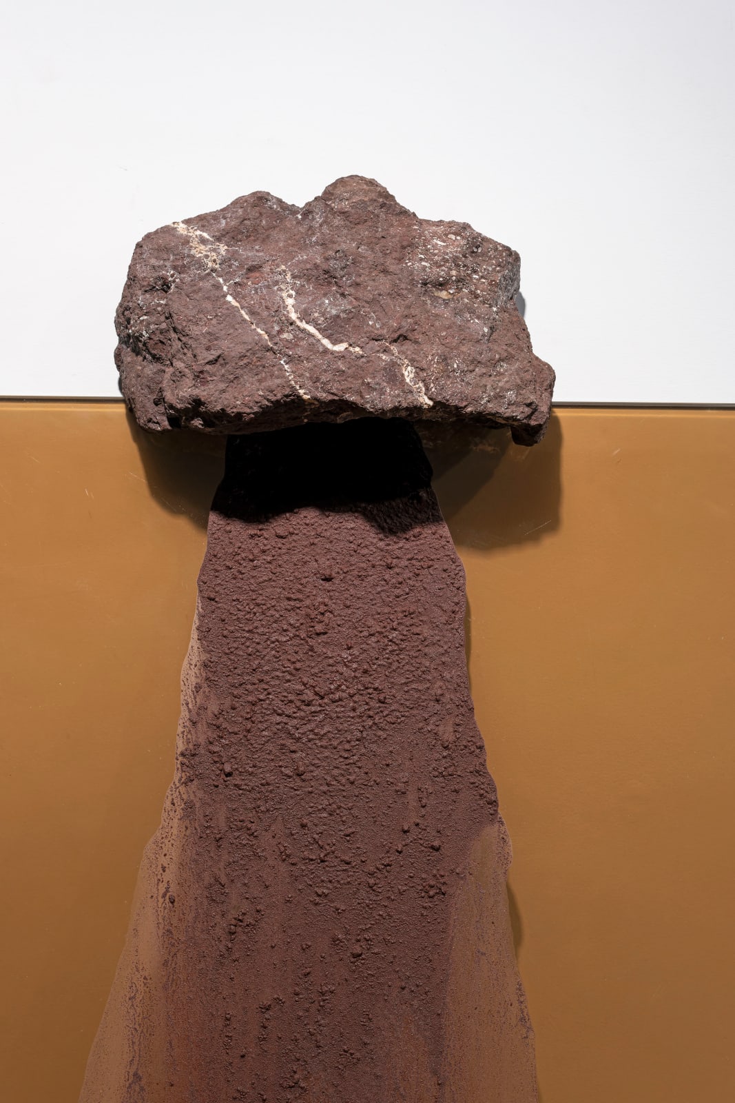 Neha Choksi, Crush a stone and let it rain down clarity. Hold time running. Held slant. Drop everything you cannot hold. Let the stone cry., 2024