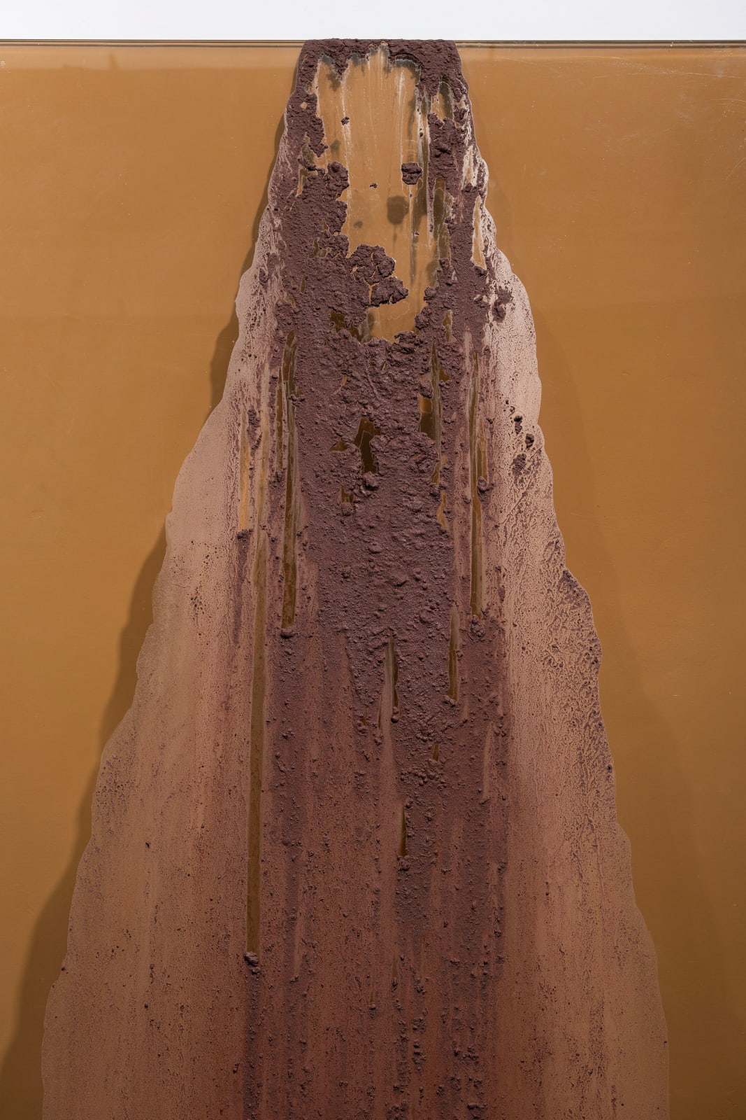 Neha Choksi, Crush a stone and let it rain down clarity. Hold time running. Held slant. Drop everything you cannot hold. Let the stone cry., 2024