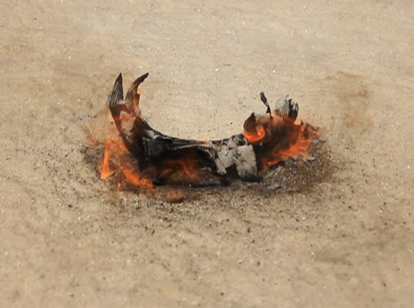 Tejal Shah, Between the Waves, Channel IV - Moon Burning, 2012