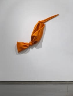 Neha Choksi, Burst Balloons - Happy in Orange, 2009