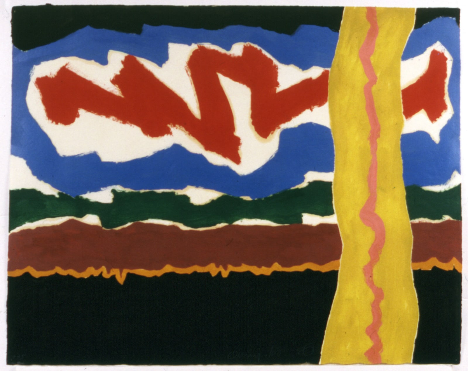 Herman Cherry, Untitled E.O. # 35, 1968