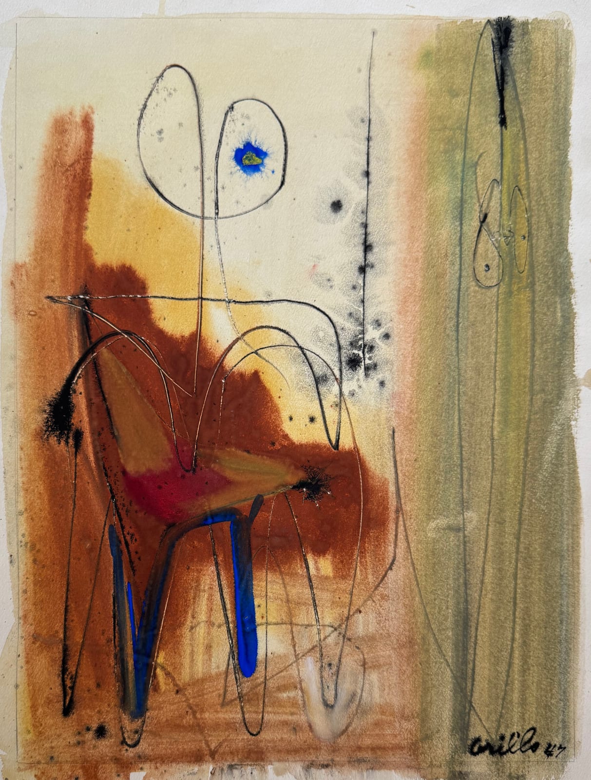 John Grillo, Untitled, 1947
